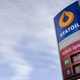 A photo of the prices at a filling station in Norway.